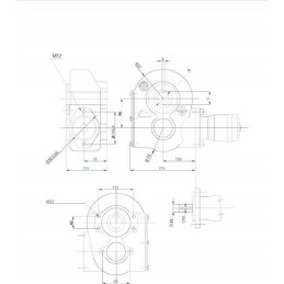 Berma RT 160 tipo pavarų dėžė, perdavimo skaičius 8 4 1