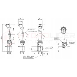 Vairasvirtė 3369 šakėms, 2 hidroliderio mygtukai