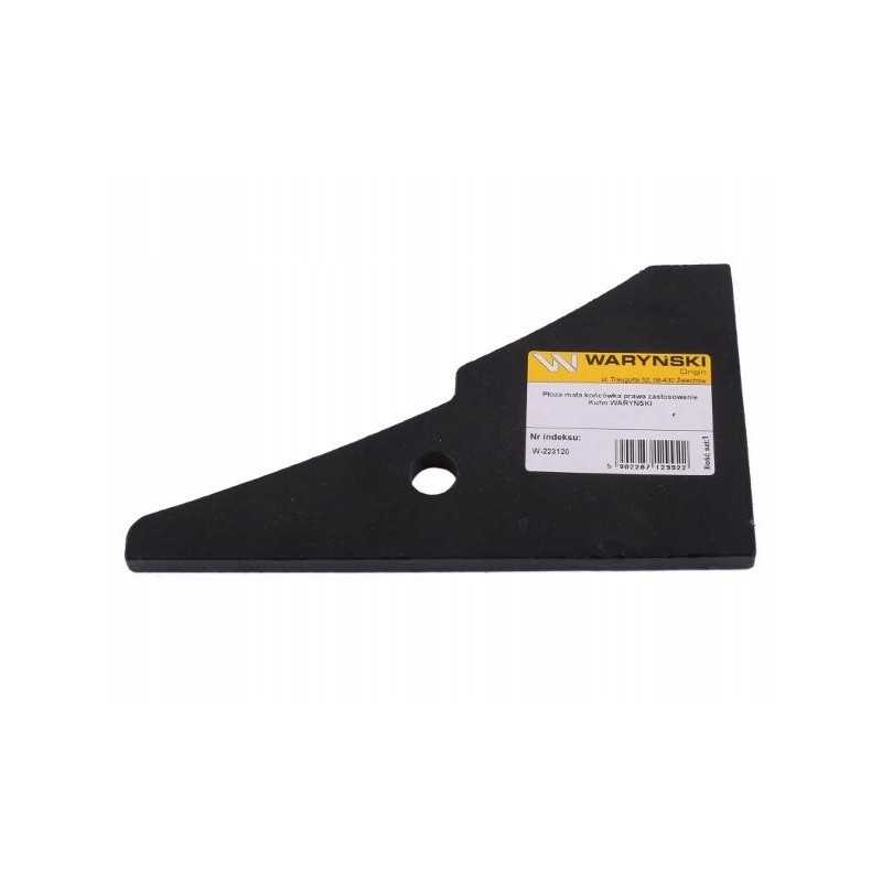 Slydimas mažas antgalis dešinėje Kuhn plieno b