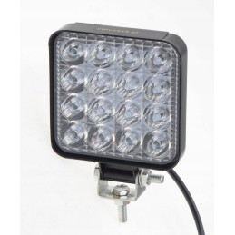 Mini darbo lempa 16x LED tipo 48w 12v 24v traktorius