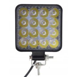 Mini darbo lempa 16x LED tipo 48w 12v 24v traktorius