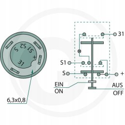 Visų ratų pavaros jungiklio korpusas deutz mf