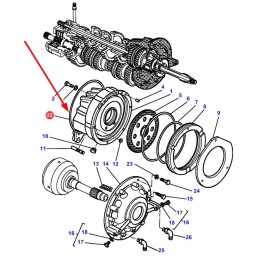 3388928m1 pavarų dėžės korpuso sandarinimo žiedas