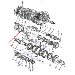 843686m1 ritininis guolis