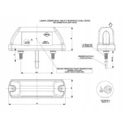 LED plokštės apšvietimo lempa 12v 24v juoda