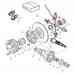 4303148m1 diferencialo kaištis