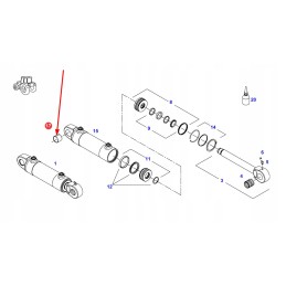 X609521201000 galinės pakabos stūmoklio įvorė