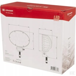 LED darbo lempa ovali 65w 5200lm 10 30v