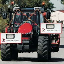 Massey Ferguson 5 6000 7000 8000 LED darbo lempa