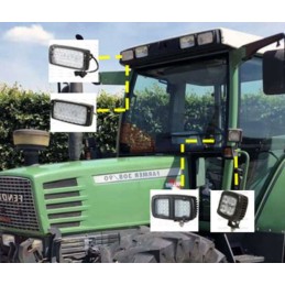 Massey Ferguson 5 6000 7000 8000 LED darbo lempa