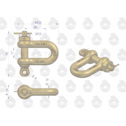 Šoninės grandinės kilpa C 330 originali Ursus