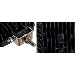 Darbinė lempa 16 LED halogeninė 16w 12v 24v 2vnt