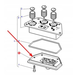 3907408m91 korpusas su valdymo plokšte