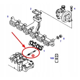 F718202100020 išmetimo kolektoriaus kaištis