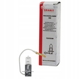 Halogeninė lemputė h3 47712v55wh3 granitinė