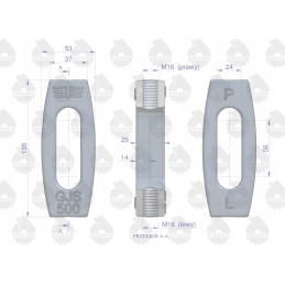 Grandinės sagties įtempimo veržlė C 330