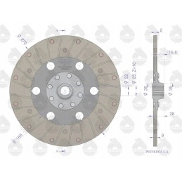 Sankabos diskas traktoriaus pavarai ir pakopai C 330 pr