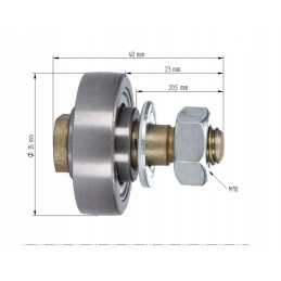 Guolis ir rinktuvo kaištis Claas kombainui 805093