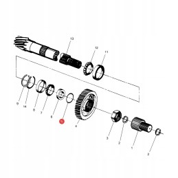 Ring oring massey ferguson 70923580 originalus
