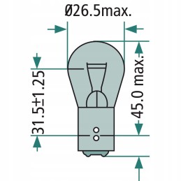 Lemputė 12v21 5wk p21 5w 47712v21 5wk