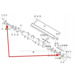 500891 1 speciali cilindrinė veržlė m45 x 1 5