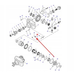 7500407701 hidraulinės žarnos laikiklis