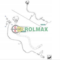New Holland T5000 T4 vairasvirtės mygtukas 87398154