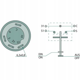 Valdymo jungiklis 12v 20a