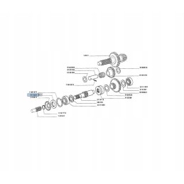 Sandariklis 30x72x10 new Holland korpusas 5119206 cnh