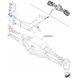 Elektros jungtis new holland t6 t7 case steyr 87