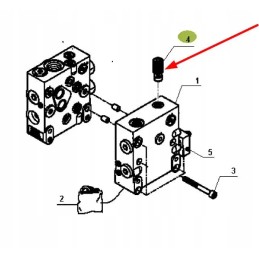 6005027716 stabdžių bloko vožtuvas