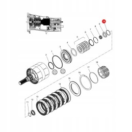 Krepšelio tefloninis žiedas mf 3796350m1 originalus