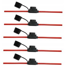 5 x standartinis plokščias saugiklių laikiklis 25 cm