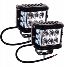 LED halogeninė darbinė lempa kampiniam apšvietimui