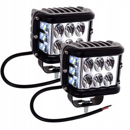 LED halogeninė darbinė lempa kampiniam apšvietimui