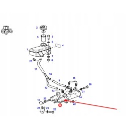 F178100070120 Pagrindinio stabdžių cilindro remonto komplektas