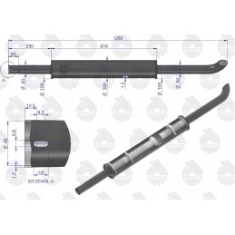 Ilgas duslintuvas 128cm c 360 emalio originalas 42102072e