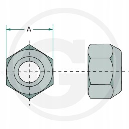 Kūginė veržlė 43018100 13f