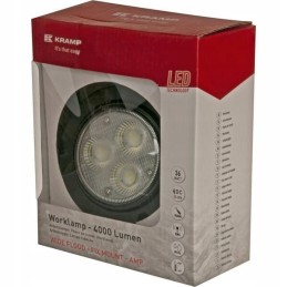Halogeninė apvali LED darbo lempa 36w 4000lm 10 30