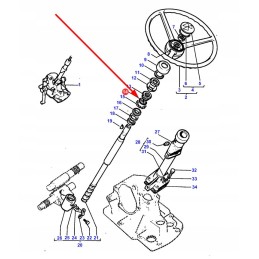1850234m1 vairo kolonėlės sandarinimo žiedas