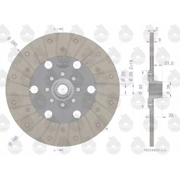 Sankabos diskas c 360 ostrówek premium originalus ursus