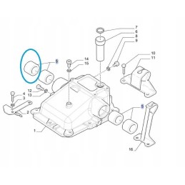 New Holland tm ts t5 korpuso mxm įvorė 5180491 cnh