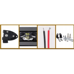 2x halogeninės darbo lempos juostos komplektas LED 36w 10 30v