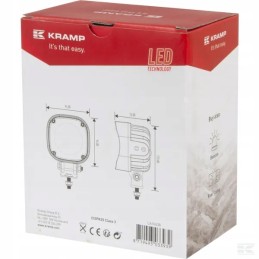 Kvadratinė LED darbinė lempa 25w 3000lm