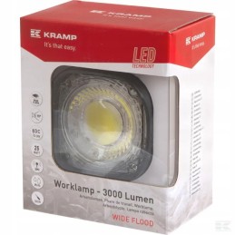 Kvadratinė LED darbinė lempa 25w 3000lm