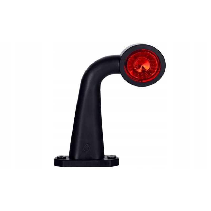 LED markerinė lempa 12v 24v kairėje balta ir raudona