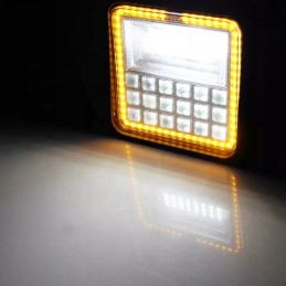 Halogeninės LED darbo lempos 12v 24v 126w ip65 6000k