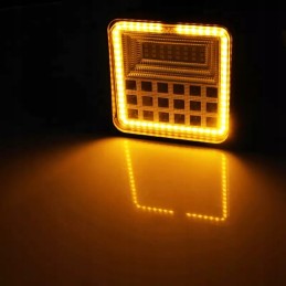 Halogeninės LED darbo lempos 12v 24v 126w ip65 6000k