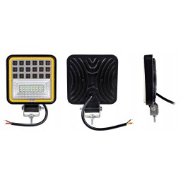 Halogeninės LED darbo lempos 12v 24v 126w ip65 6000k