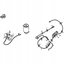 Massey Ferguson sėdynės oro kompresorius